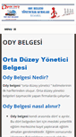 Mobile Screenshot of odybelgesi.org